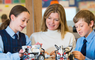 St Charles Waverley Students and Teacher learning science